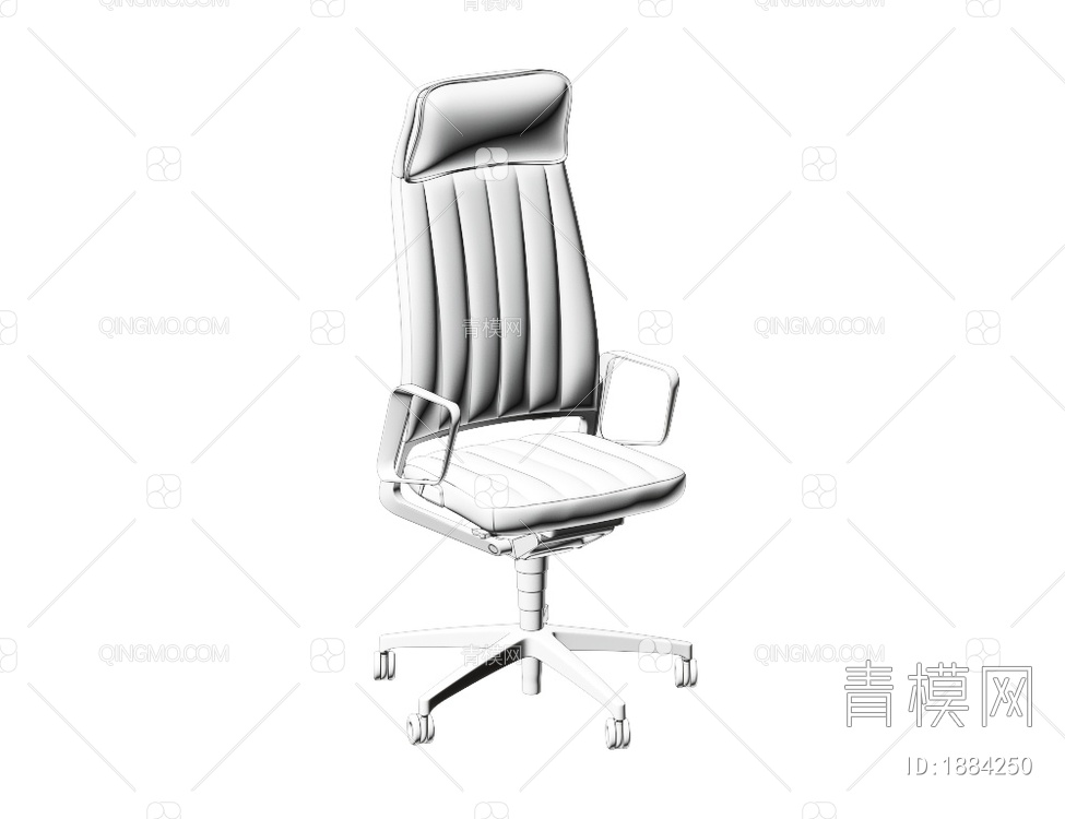 Vintage 办公椅3D模型下载【ID:1884250】