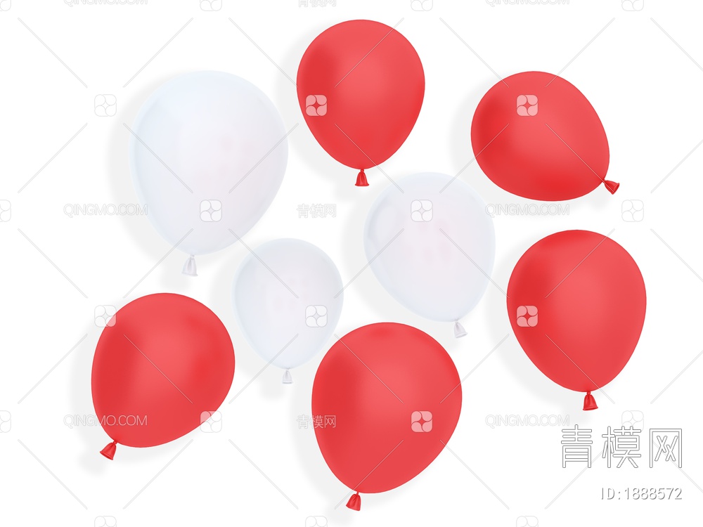 气球3D模型下载【ID:1888572】
