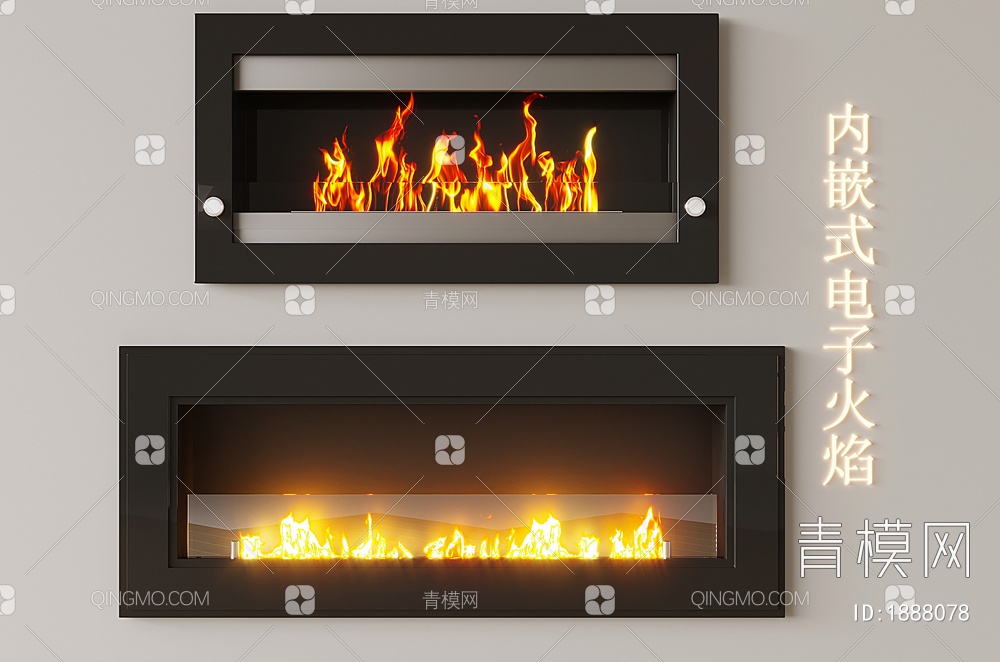 电子火焰壁挂炉3D模型下载【ID:1888078】