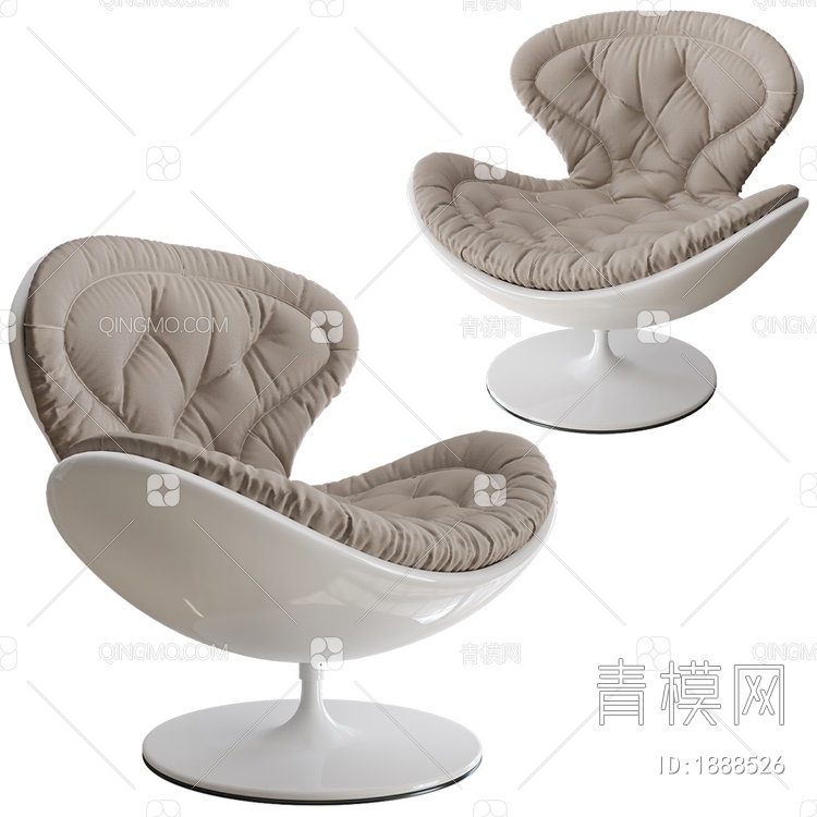 Giovannetti 休闲单椅3D模型下载【ID:1888526】