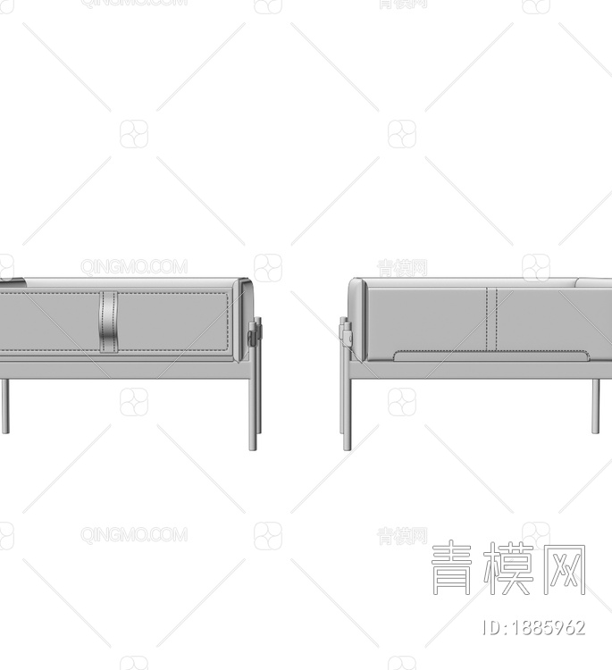 Poliform床头柜组合3D模型下载【ID:1885962】