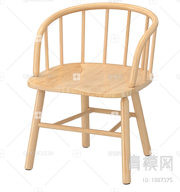 单椅，椅子，休闲椅3D模型下载【ID:1887375】