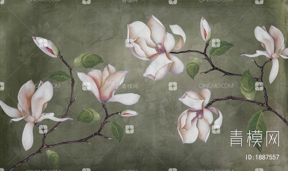 植物花卉壁纸贴图下载【ID:1887557】
