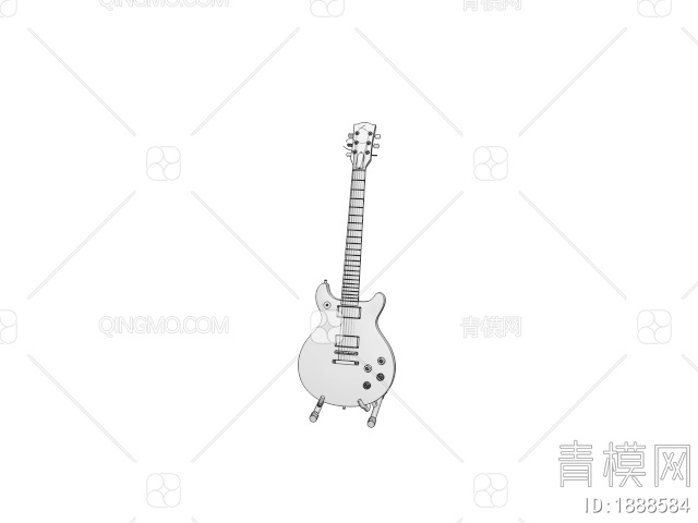 音乐器材 吉他3D模型下载【ID:1888584】