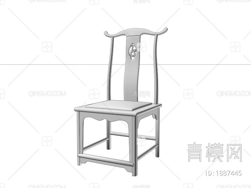 家具椅子官帽椅3D模型下载【ID:1887445】