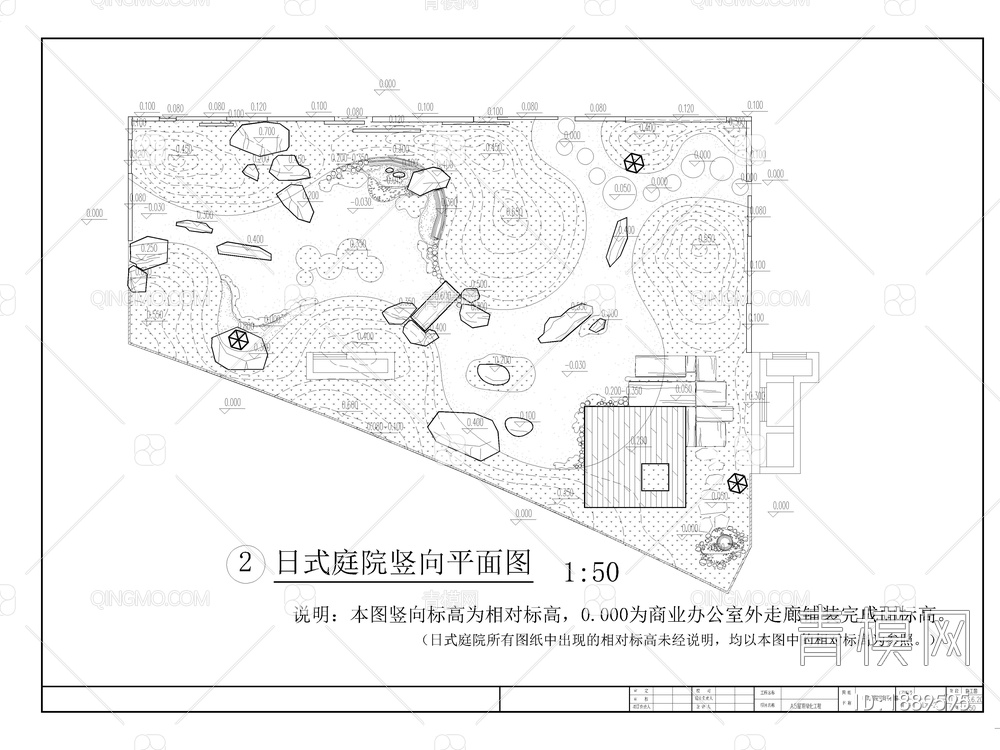 全套庭院景观CAD施工图【ID:1889595】