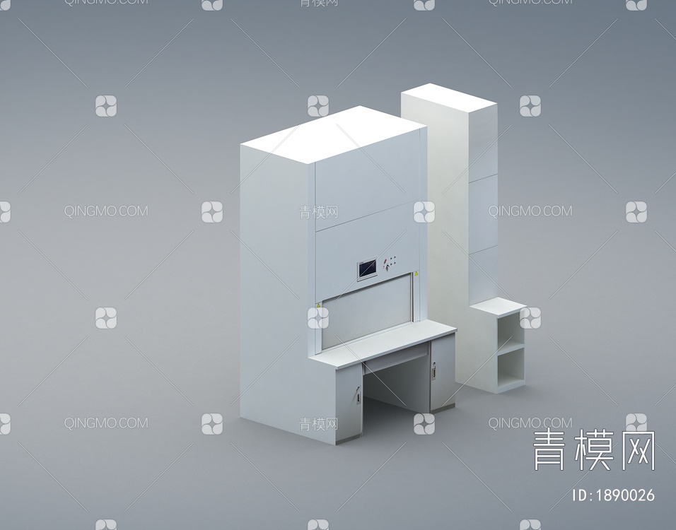 文件柜3D模型下载【ID:1890026】