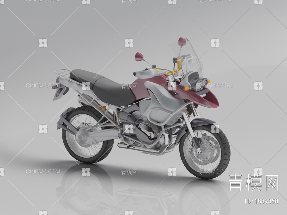 摩托车3D模型下载【ID:1889358】