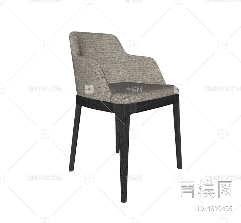 Natuzzi 餐椅SU模型下载【ID:1890455】