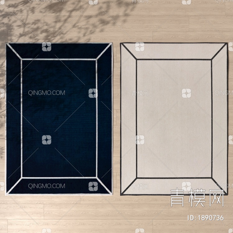抽象地毯组合3D模型下载【ID:1890736】