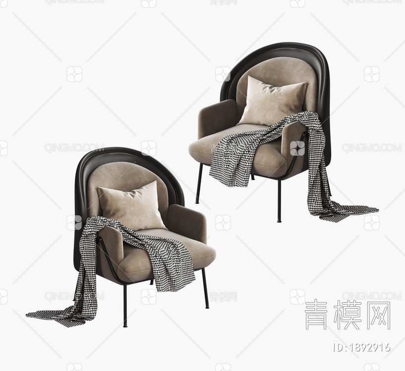 单椅3D模型下载【ID:1892916】