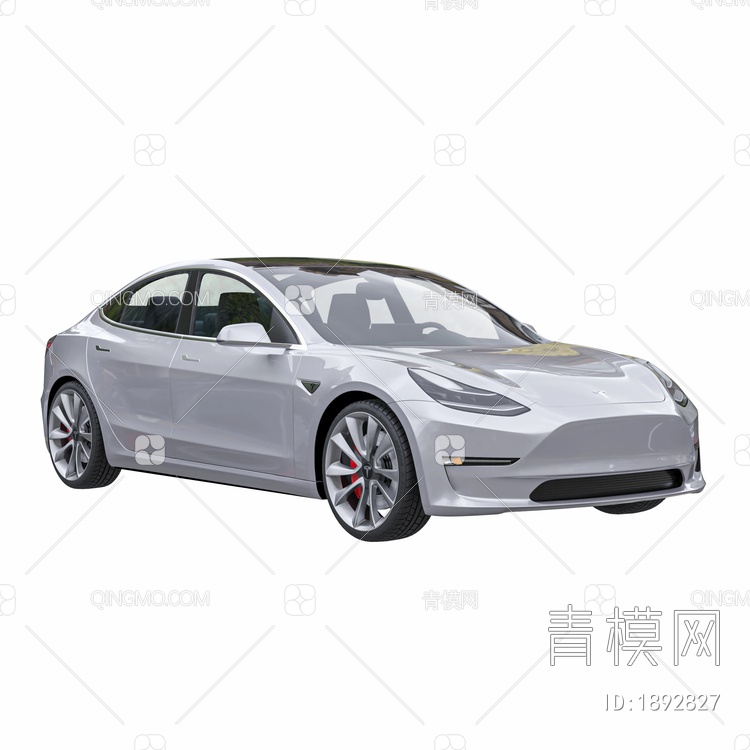 特斯拉汽车3D模型下载【ID:1892827】