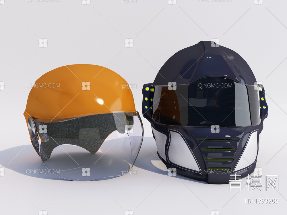 头盔护具3D模型下载【ID:1893205】