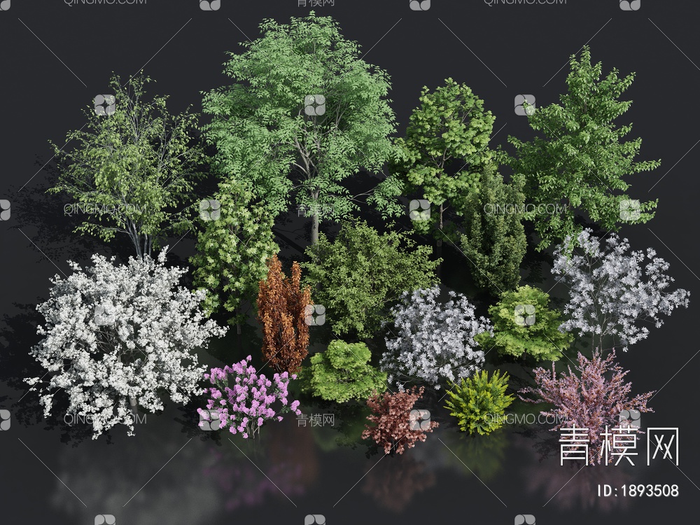景观树3D模型下载【ID:1893508】