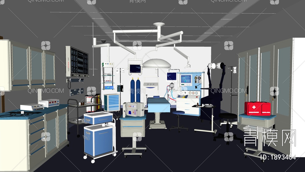 医疗器材SU模型下载【ID:1893404】