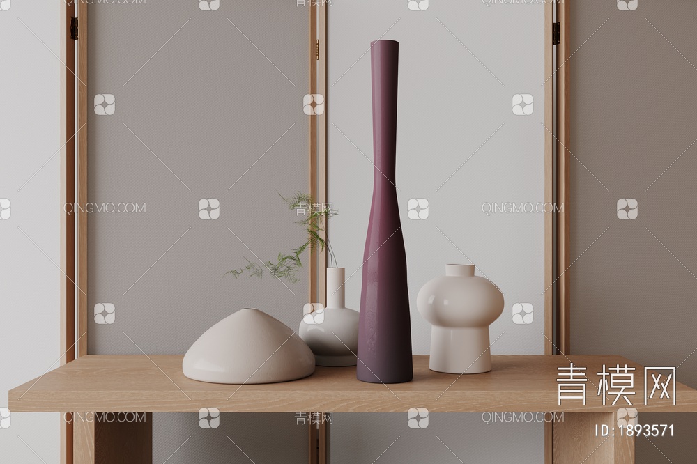 陶罐，器皿，花瓶3D模型下载【ID:1893571】