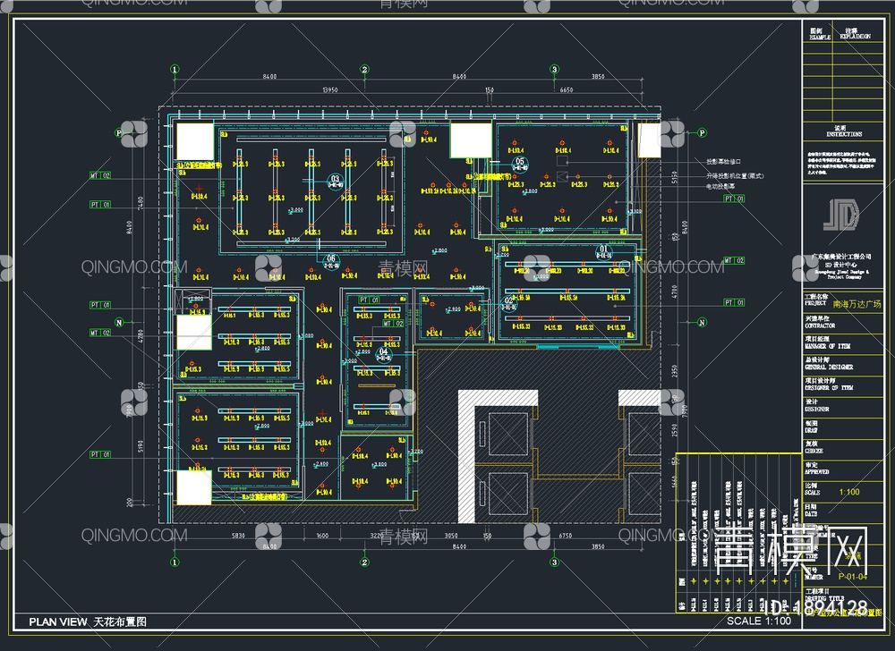 32套新款办公空间CAD施工图+效果图【ID:1894128】