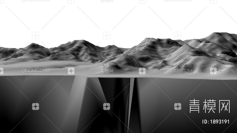 群山山脉3D模型下载【ID:1893191】