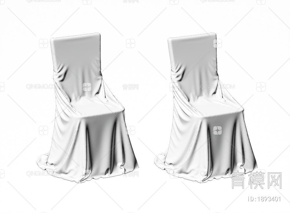 礼堂椅婚庆椅3D模型下载【ID:1893401】