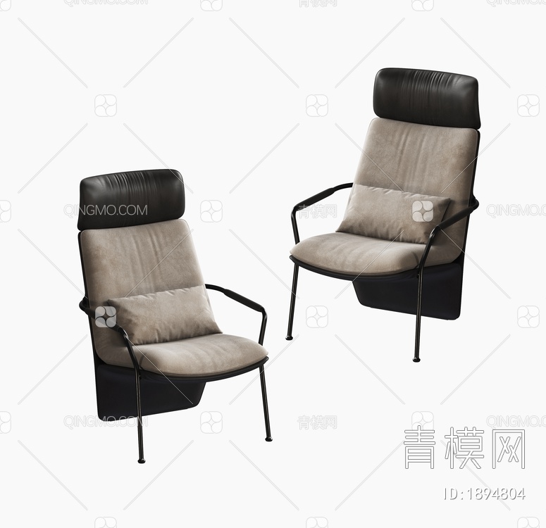 单椅3D模型下载【ID:1894804】