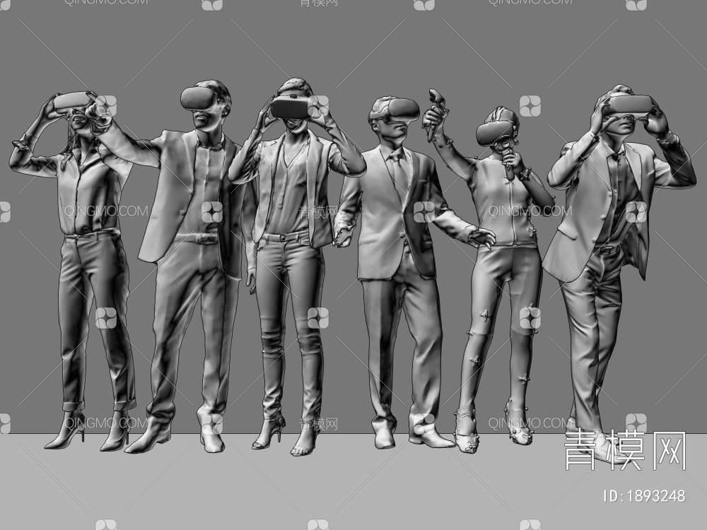 VR人物3D模型下载【ID:1893248】