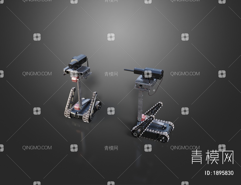 摄影机器人  拍摄机器人3D模型下载【ID:1895830】