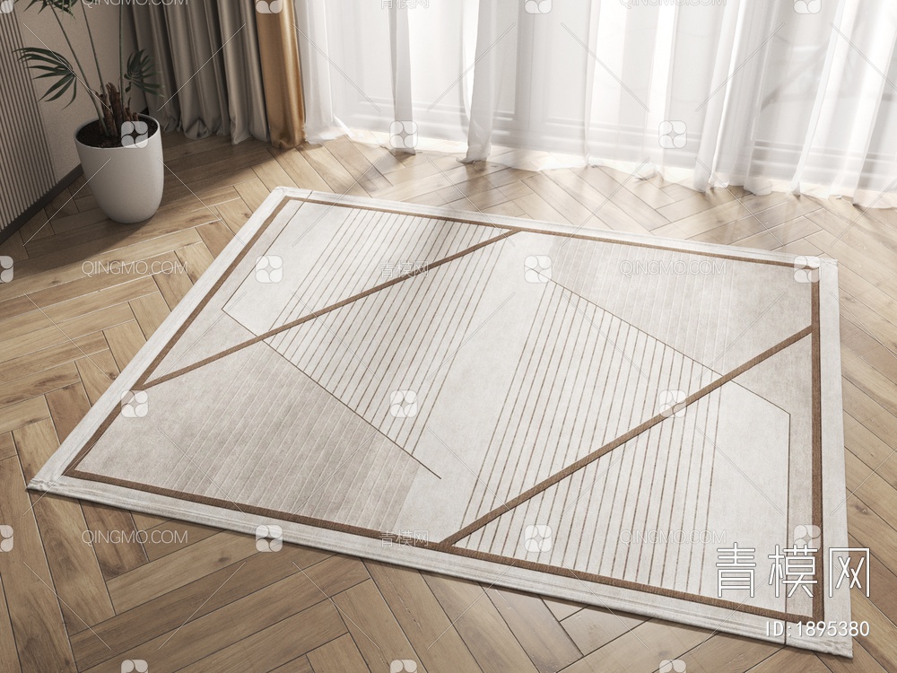 几何地毯3D模型下载【ID:1895380】