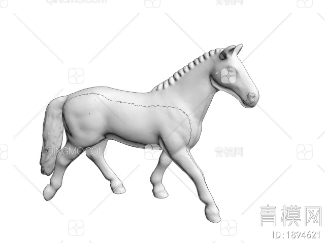 哺乳动物 马3D模型下载【ID:1894621】