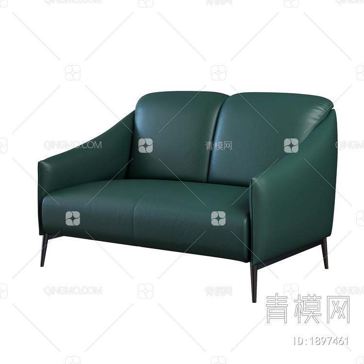双人沙发3D模型下载【ID:1897461】