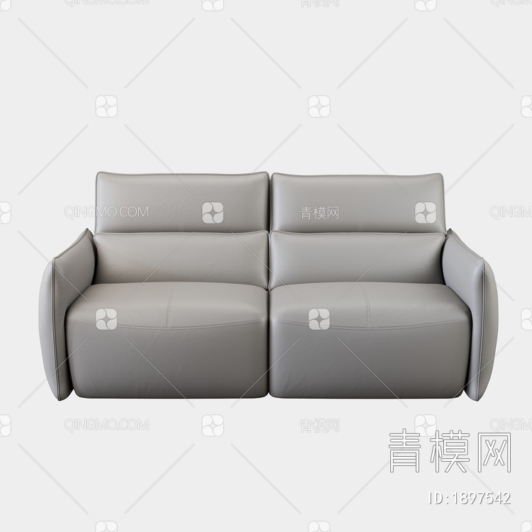 双人沙发3D模型下载【ID:1897542】