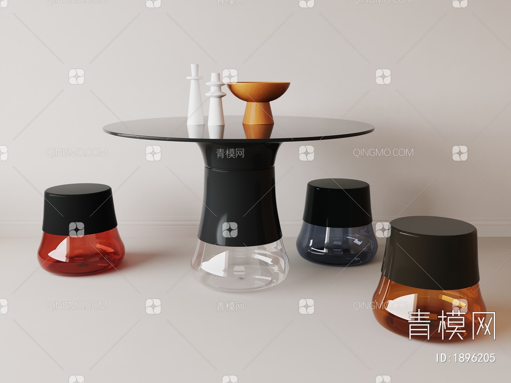 时尚，休闲桌凳，桌子，凳子3D模型下载【ID:1896205】