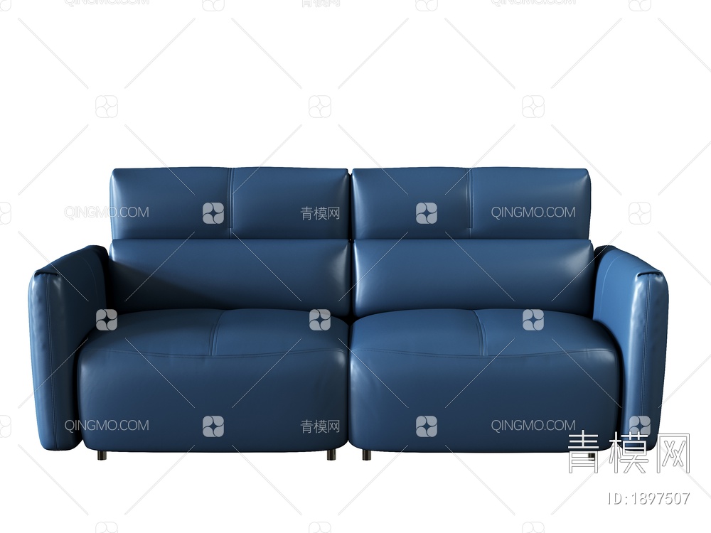 双人沙发3D模型下载【ID:1897507】