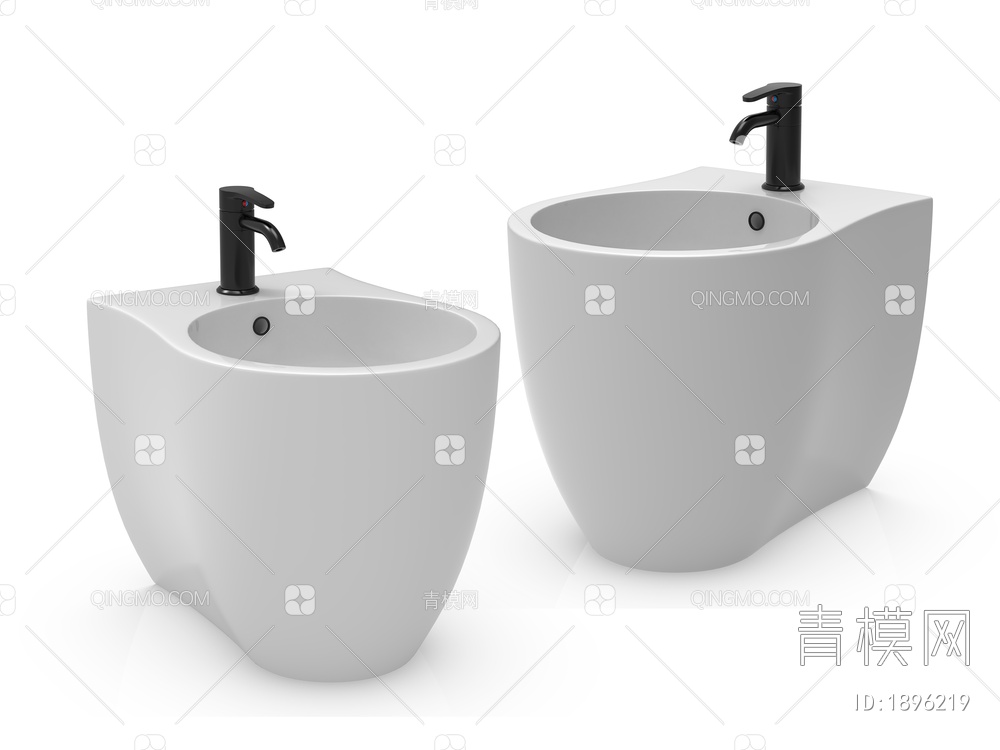卫浴用品 洗手盆SU模型下载【ID:1896219】
