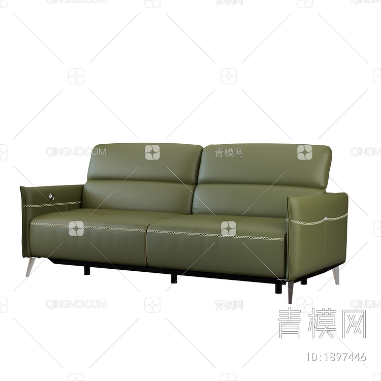 双人沙发3D模型下载【ID:1897446】