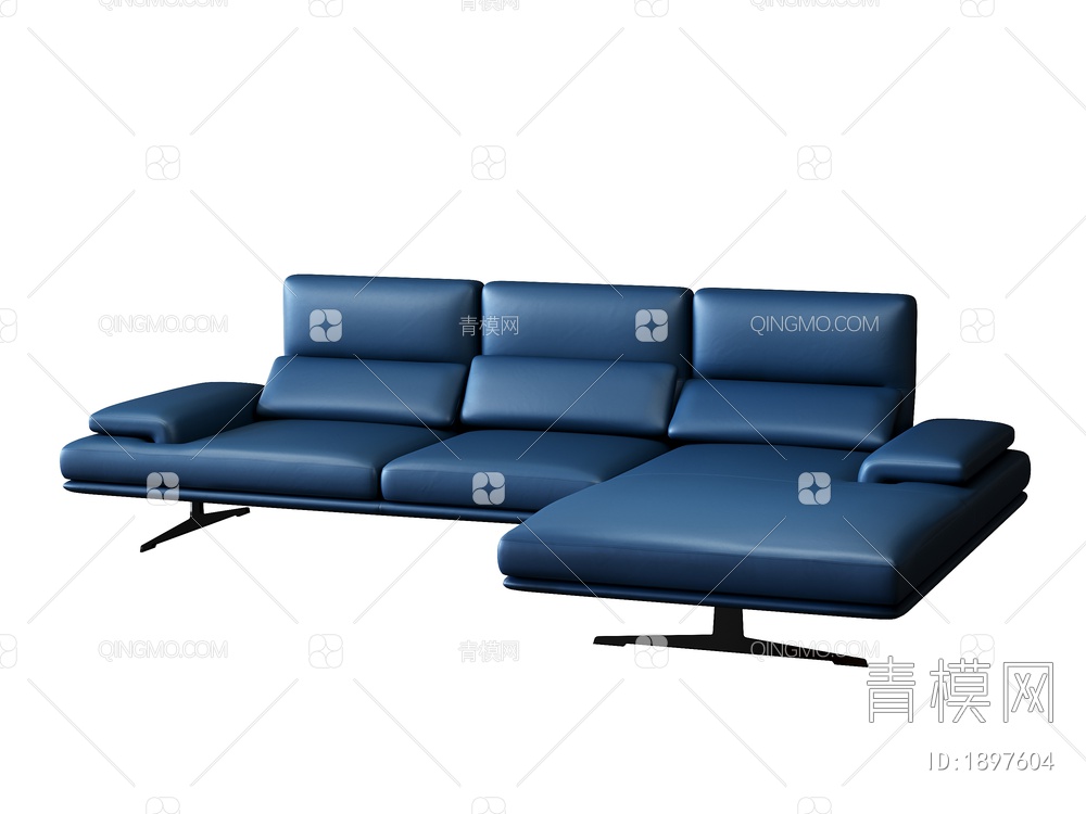 多人沙发 组合沙发3D模型下载【ID:1897604】