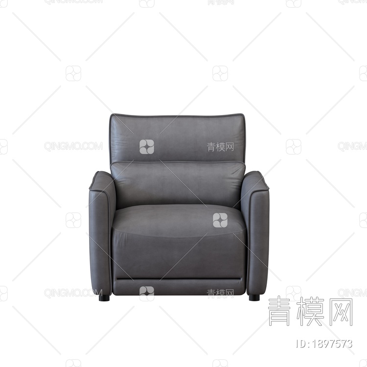 单人沙发3D模型下载【ID:1897573】