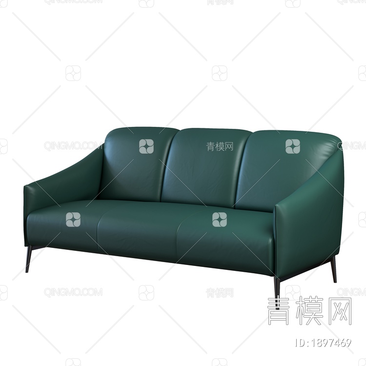 三人沙发3D模型下载【ID:1897469】