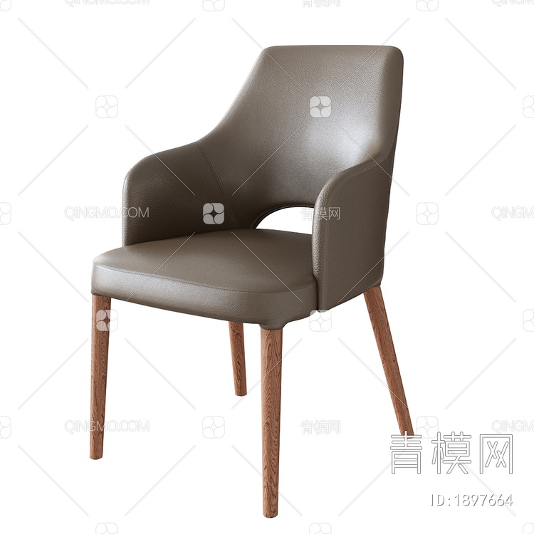 餐椅3D模型下载【ID:1897664】