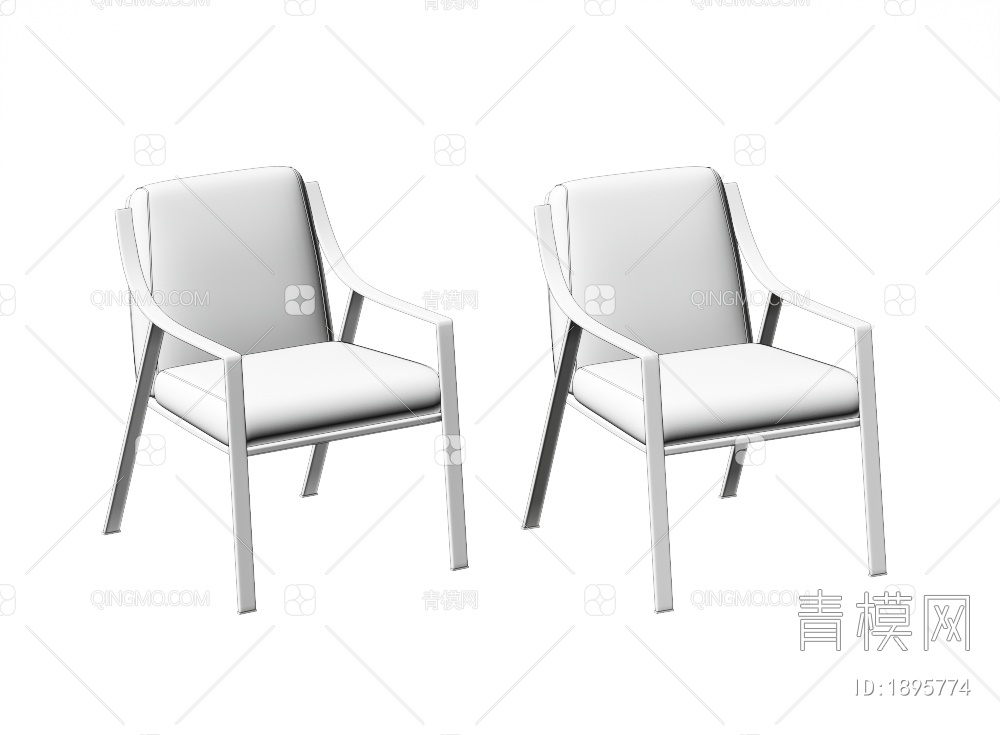单椅3D模型下载【ID:1895774】