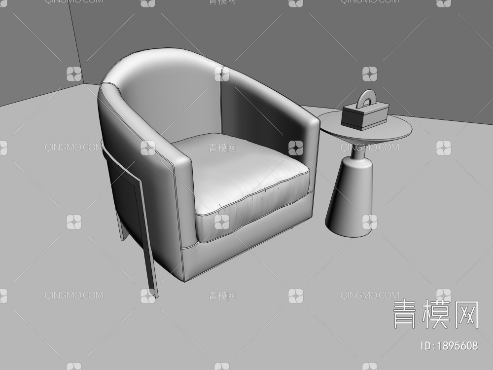 休闲椅3D模型下载【ID:1895608】