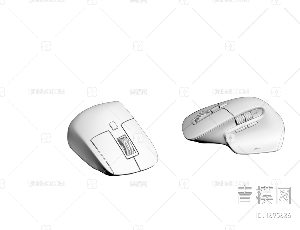 游戏鼠标3D模型下载【ID:1895836】