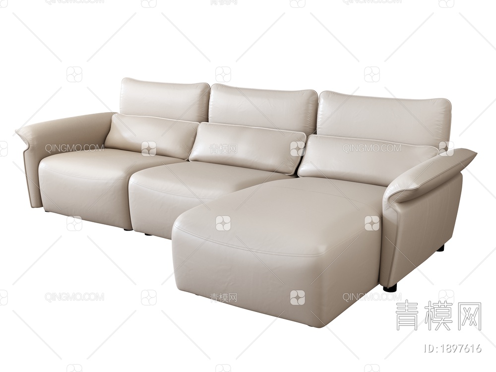 多人沙发 组合沙发3D模型下载【ID:1897616】