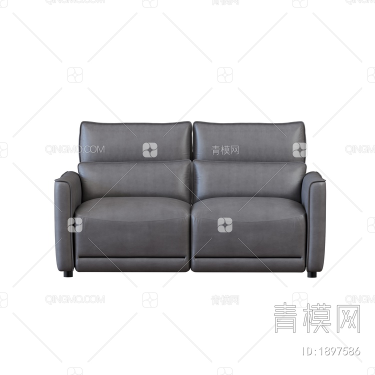 双人沙发3D模型下载【ID:1897586】