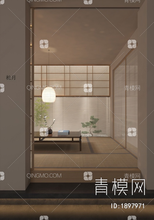 茶室3D模型下载【ID:1897971】