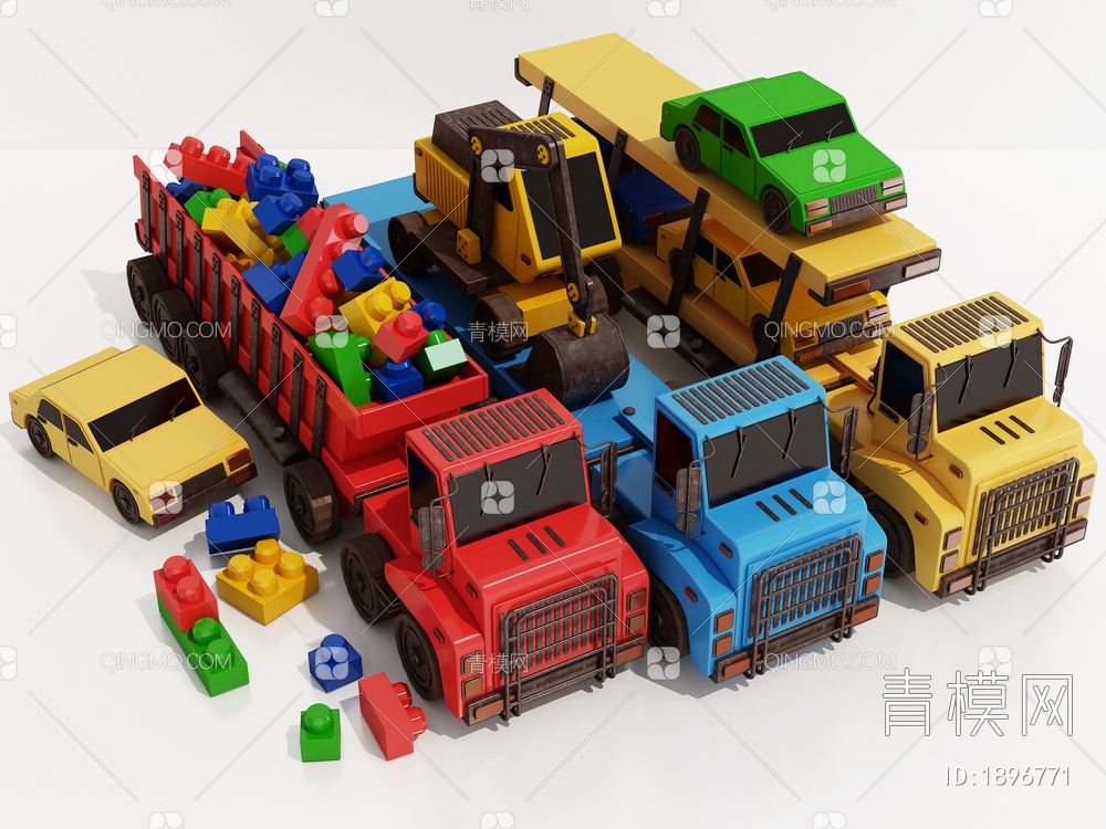 玩具车3D模型下载【ID:1896771】