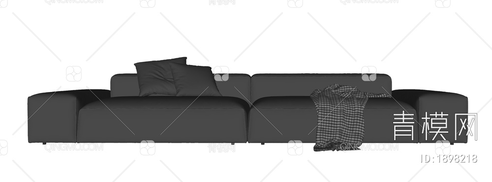 双人沙发SU模型下载【ID:1898218】