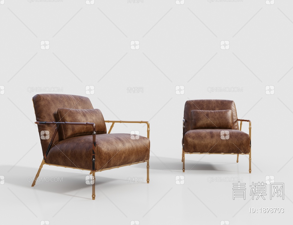 休闲沙发椅3D模型下载【ID:1898703】