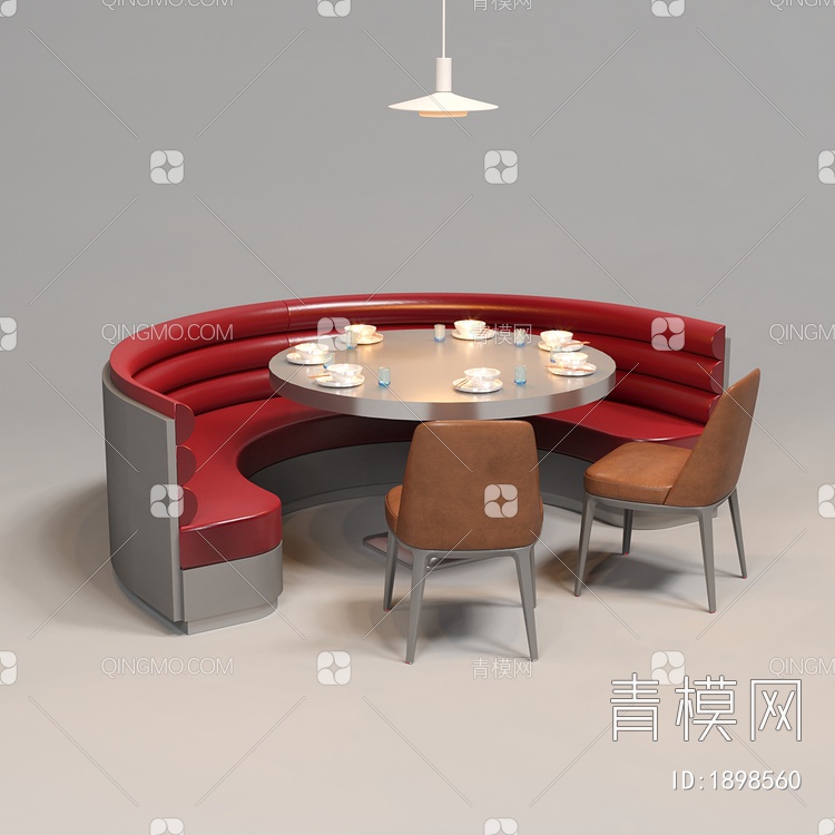 餐桌椅3D模型下载【ID:1898560】