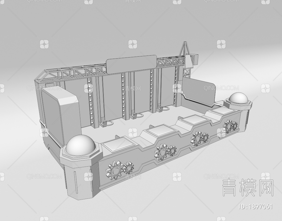 游戏机 快乐挖掘机 娱乐设施3D模型下载【ID:1897061】