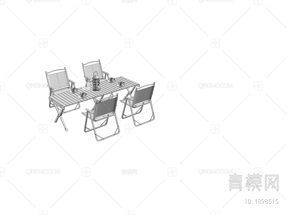 餐桌椅3D模型下载【ID:1898515】